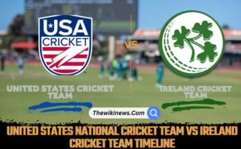 United States National Cricket Team VS Ireland Cricket Team Timeline