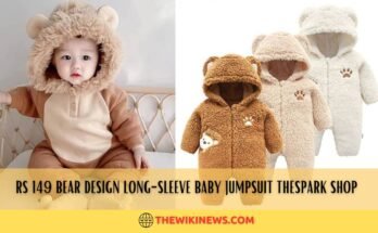 Rs 149 bear design long-sleeve baby jumpsuit thespark shop